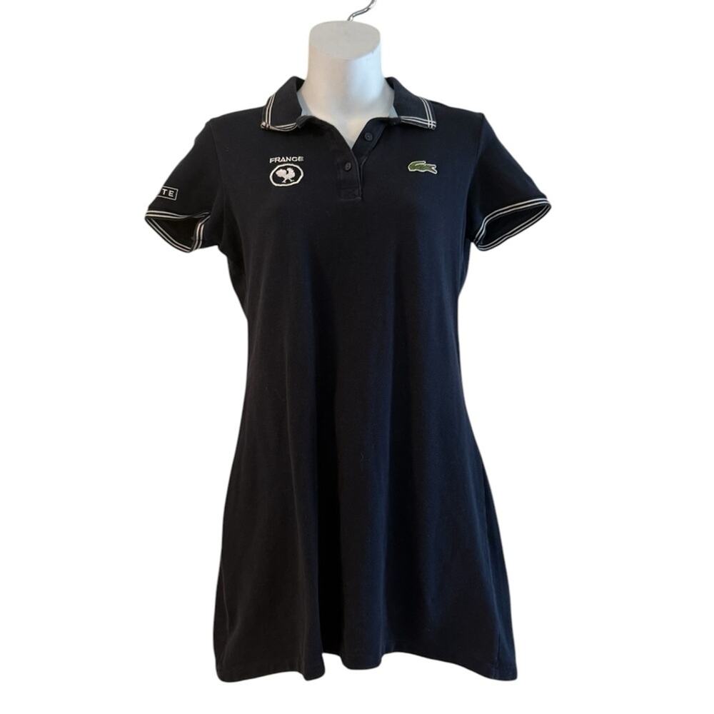 Lacoste Navy Blue France Golf Polo Dress